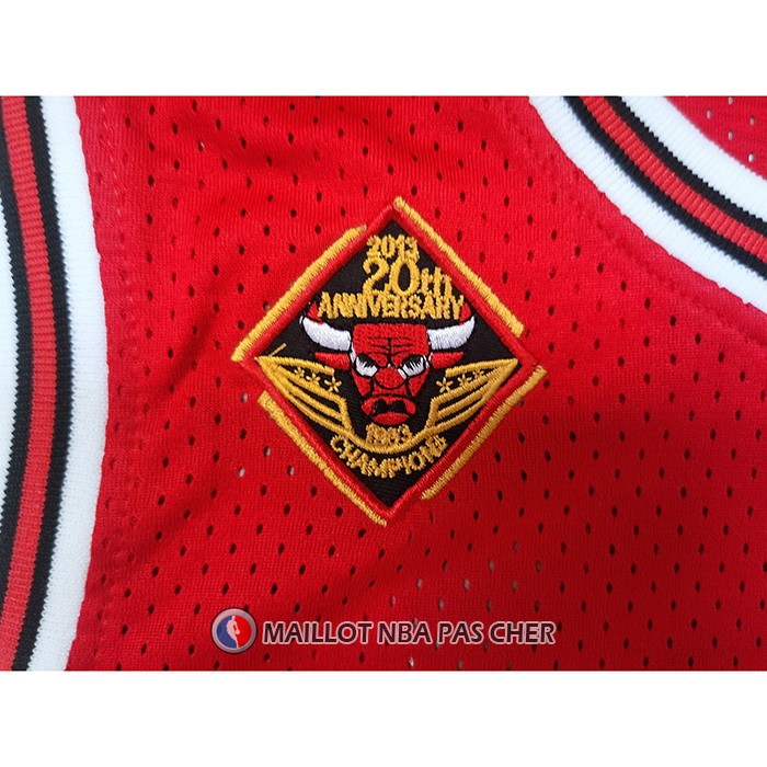 Maillot Chicago Bulls Michael Jordan NO 23 Mitchell & Ness 1997-98 Rouge